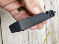 The Knurled EDC Pocket Pry Bar Multitool - Black Oxide