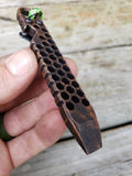 The Knurled Hex Copper EDC Pocket Pry Bar Multitool - Blackened Tumbled