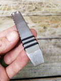 Knurls No Popper EDC Pocket Pry Bar Multitool - Stonewashed