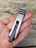 Knurls No Popper EDC Pocket Pry Bar Multitool - Stonewashed