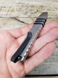 Knurls No Popper EDC Pocket Pry Bar Multitool - Stonewashed