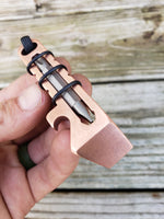 1/4 Copper Ninja Mini Keychain EDC Pocket Pry Bar Multitool