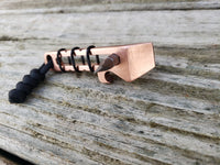 1/4 Copper Ninja Mini Keychain EDC Pocket Pry Bar Multitool