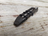 Mini Straight Popper EDC Pocket Pry Bar Multitool - Tumbled Black Oxide