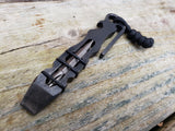 The Curve Side Clip EDC Pocket Pry Bar Multitool - Black Oxide