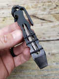 The Curve Side Clip EDC Pocket Pry Bar Multitool - Black Oxide