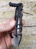 The Curve Side Clip EDC Pocket Pry Bar Multitool - Black Oxide