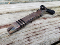 The Knurled Fork EDC Pocket Pry Bar Multitool - Flamed