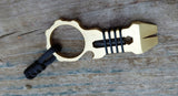 1/4 Thick Brass CPP Fork Pry Bar Multitool