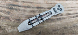 Halloween Skull Pry EDC Pocket Pry Bar Multitool - Stonewashed