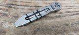 Halloween Skull Pry EDC Pocket Pry Bar Multitool - Stonewashed