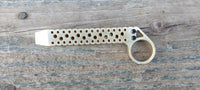 Brass XL Perforated Pry Bar Tool EDC Gear