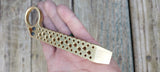 Brass XL Perforated Pry Bar Tool EDC Gear